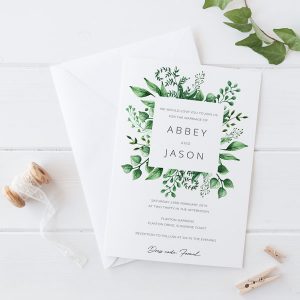Quick wedding invitations